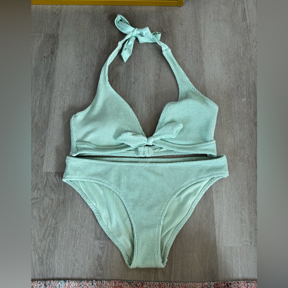 Blue bikini set
